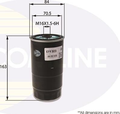 Comline EFF303 - Filtro carburante autozon.pro