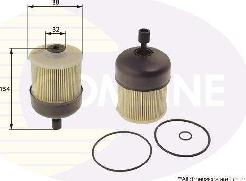 Comline EFF307D - Filtro carburante autozon.pro