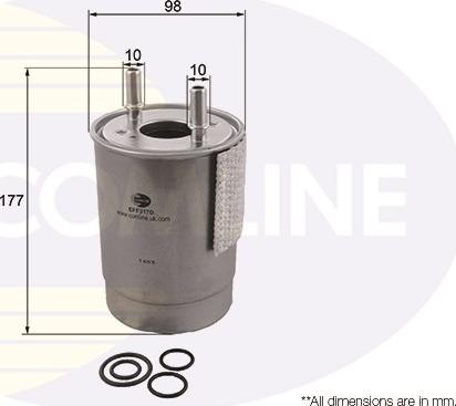 Comline EFF317D - Filtro carburante autozon.pro