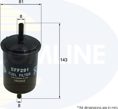 Comline EFF291 - Filtro carburante autozon.pro