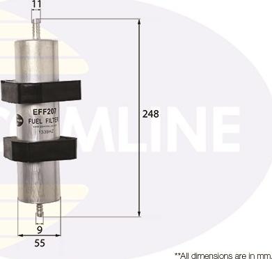 Comline EFF207 - Filtro carburante autozon.pro