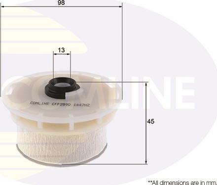 Comline EFF289D - Filtro carburante autozon.pro