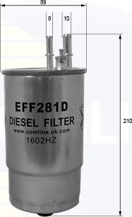 Comline EFF281D - Filtro carburante autozon.pro