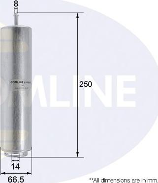 Comline EFF282D - Filtro carburante autozon.pro