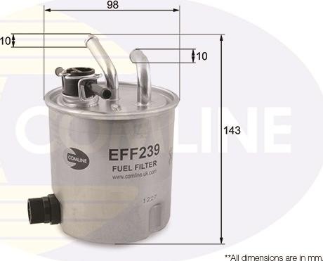 Comline EFF239 - Filtro carburante autozon.pro