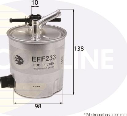 Comline EFF233 - Filtro carburante autozon.pro