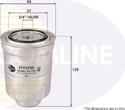 Comline EFF275D - Filtro carburante autozon.pro