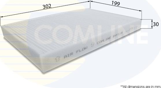 Comline EKF119 - Filtro, Aria abitacolo autozon.pro