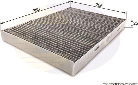 Comline EKF112A - Filtro, Aria abitacolo autozon.pro