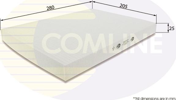 Comline EKF112 - Filtro, Aria abitacolo autozon.pro