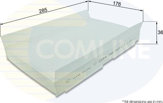 Comline EKF117 - Filtro, Aria abitacolo autozon.pro