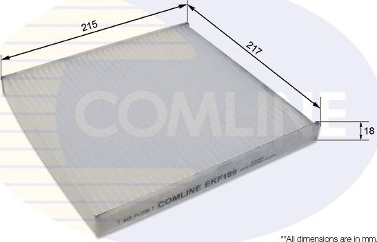 Comline EKF189 - Filtro, Aria abitacolo autozon.pro