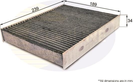 Comline EKF121A - Filtro, Aria abitacolo autozon.pro