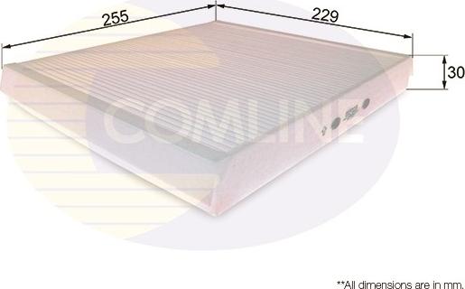 Comline EKF123 - Filtro, Aria abitacolo autozon.pro