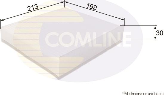 Comline EKF173 - Filtro, Aria abitacolo autozon.pro