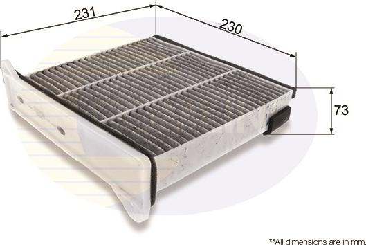 Comline EKF349A - Filtro, Aria abitacolo autozon.pro