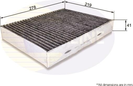 Comline EKF341A - Filtro, Aria abitacolo autozon.pro