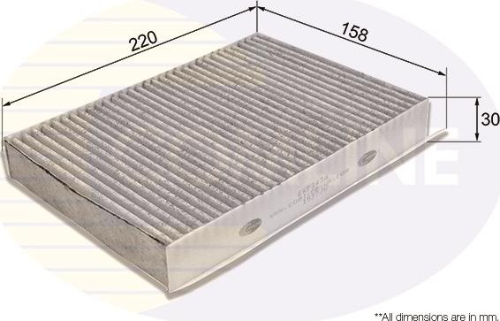 Comline EKF343A - Filtro, Aria abitacolo autozon.pro