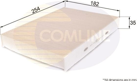 Comline EKF317 - Filtro, Aria abitacolo autozon.pro