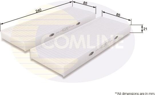 Comline EKF389-2 - Filtro, Aria abitacolo autozon.pro