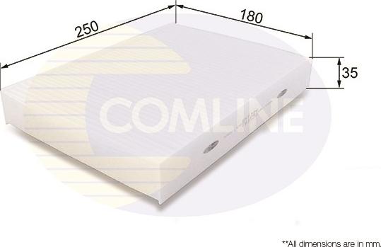 Comline EKF386 - Filtro, Aria abitacolo autozon.pro