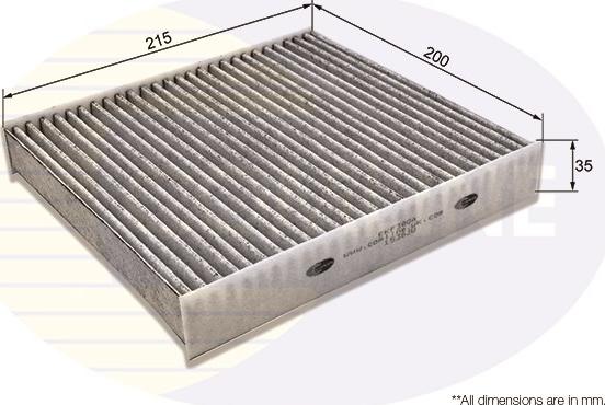 Comline EKF380A - Filtro, Aria abitacolo autozon.pro