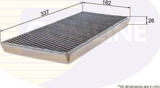 Comline EKF383A - Filtro, Aria abitacolo autozon.pro