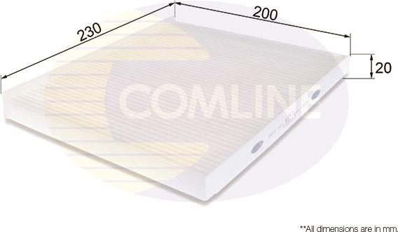 Comline EKF321 - Filtro, Aria abitacolo autozon.pro