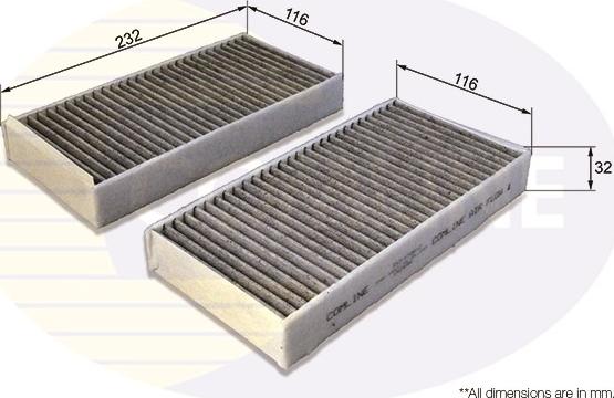 Comline EKF379A-2 - Filtro, Aria abitacolo autozon.pro