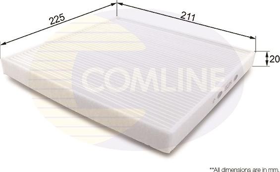 Comline EKF260 - Filtro, Aria abitacolo autozon.pro