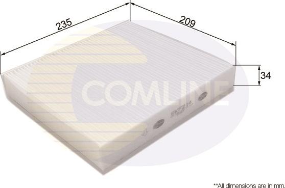 Comline EKF214 - Filtro, Aria abitacolo autozon.pro