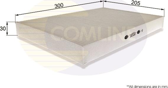 Comline EKF237 - Filtro, Aria abitacolo autozon.pro