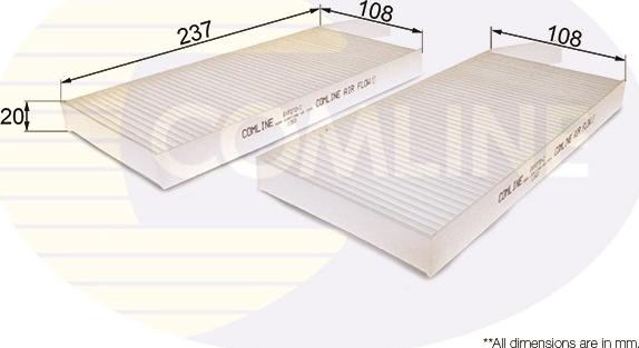 Comline EKF270-2 - Filtro, Aria abitacolo autozon.pro