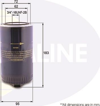 Comline EOF054 - Filtro olio autozon.pro