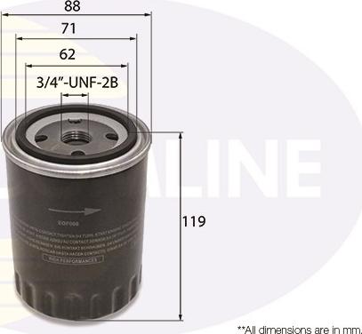 Comline EOF066 - Filtro olio autozon.pro