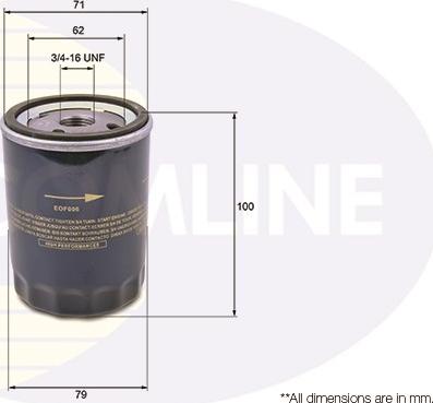 Comline EOF006 - Filtro olio autozon.pro