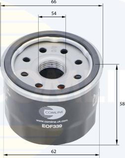 Comline EOF339 - Filtro olio autozon.pro