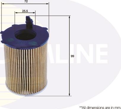 Comline EOF247 - Filtro olio autozon.pro