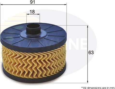 Comline EOF262 - Filtro olio autozon.pro