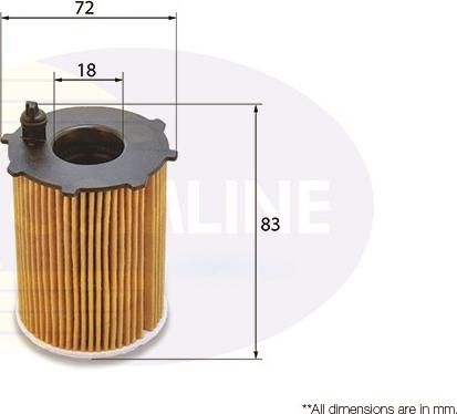 Comline EOF206 - Filtro olio autozon.pro