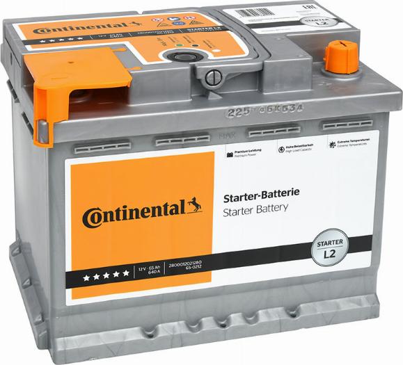 Continental 2800012021280 - Batteria avviamento autozon.pro