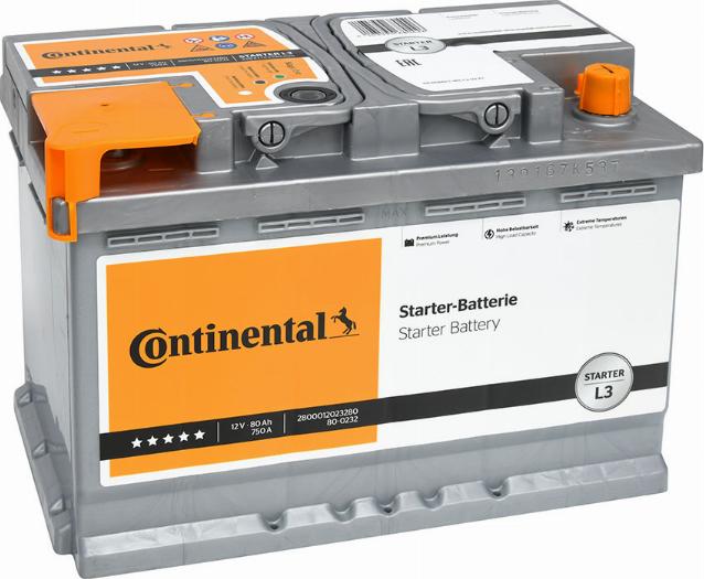 Continental 2800012023280 - Batteria avviamento autozon.pro