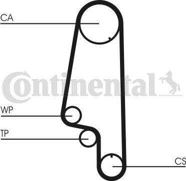 Contitech CT846WP3 - Pompa acqua + Kit cinghie dentate autozon.pro