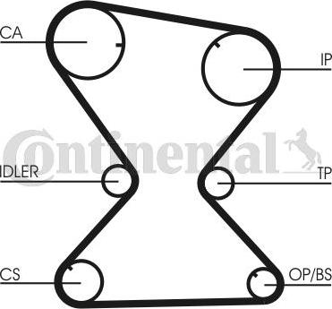 Contitech CT842K1 - Kit cinghie dentate autozon.pro