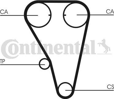 Contitech CT803K1 - Kit cinghie dentate autozon.pro