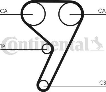 Contitech CT881K1 - Kit cinghie dentate autozon.pro