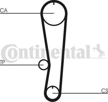 CONTITECH CT824K1 - Kit cinghie dentate autozon.pro