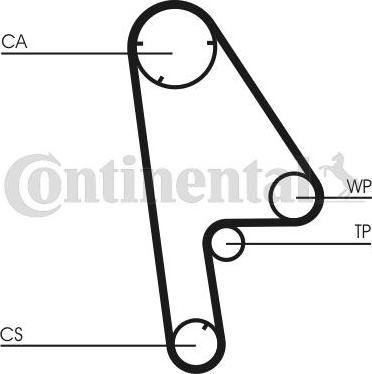 Contitech CT763K1 - Kit cinghie dentate autozon.pro