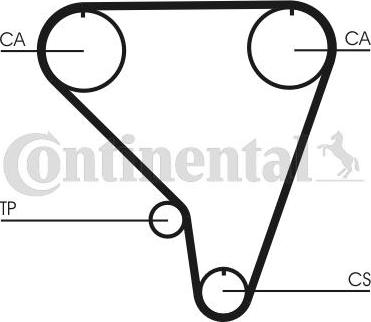 Contitech CT793K1 - Kit cinghie dentate autozon.pro