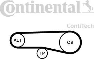 Continental 4PK890K1 - Kit Cinghie Poly-V autozon.pro